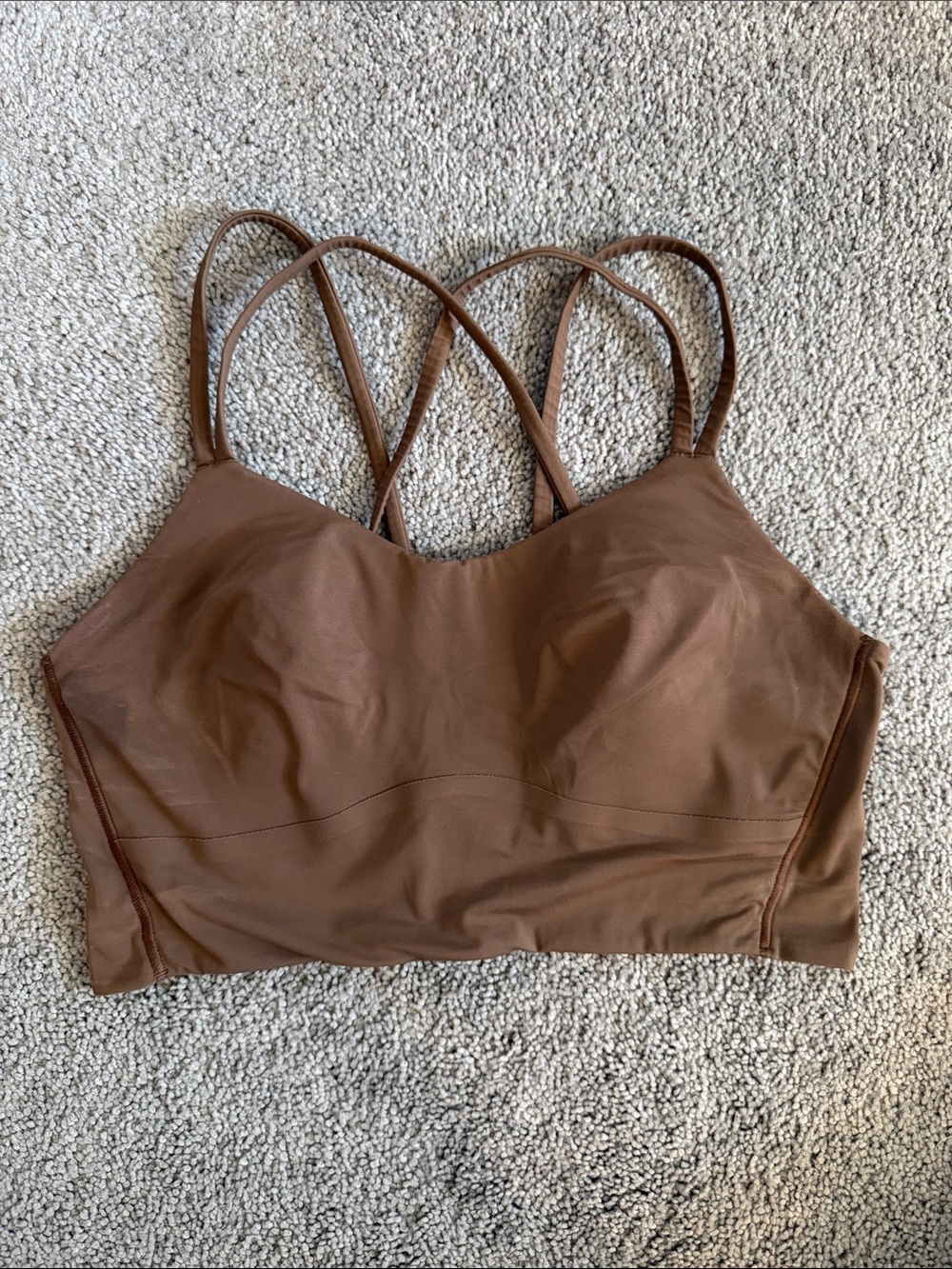 Lululemon Like a Cloud Longline Bra - Brown